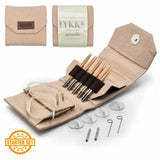Naturale jute case with naturale 3.5 inch birch needle tips