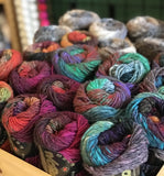 Kureyon yarn in a basket