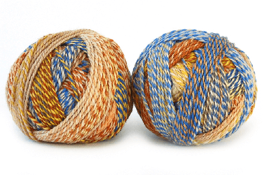 2329 yellow tan orange blue