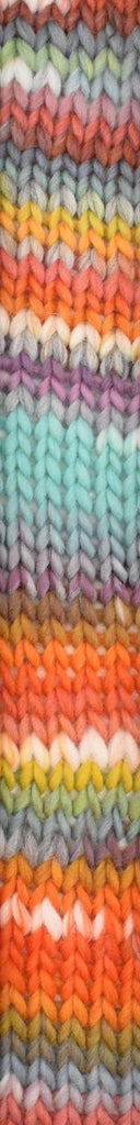 10 Aqua, toast, orange, blush and denim stripes